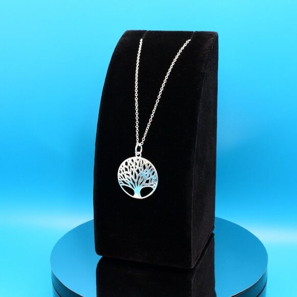 Destinelle Filigree 925 Sterling Silver Tree of Life Necklace Gift Packaged - Picture 8 of 13